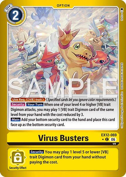 Virus Busters EX12-069 [ Inglese / Giapponese ]