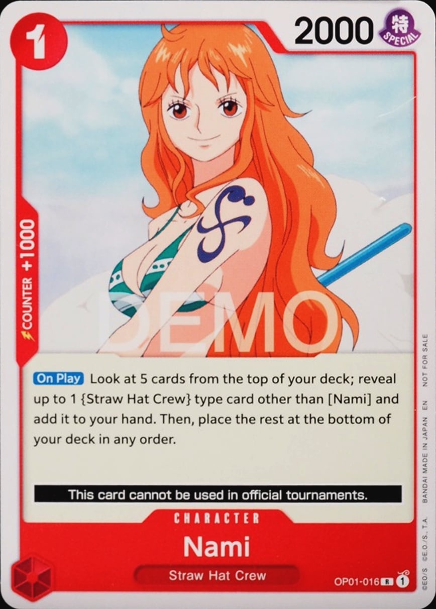 Nami OP01-016 [ Inglese / Giapponese / Francese / Cinese Semplificato ]