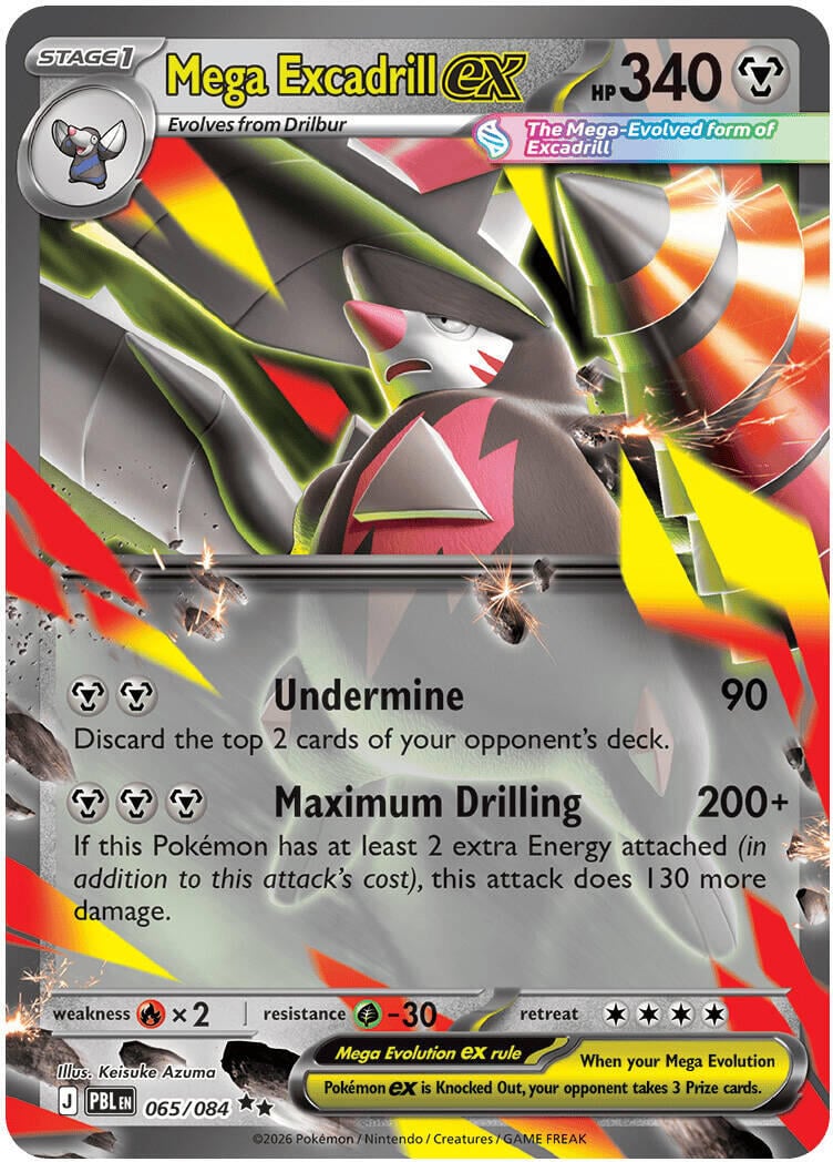 Mega Excadrill-ex - Buio Pesto 065/084 [ Italiano / Inglese ]