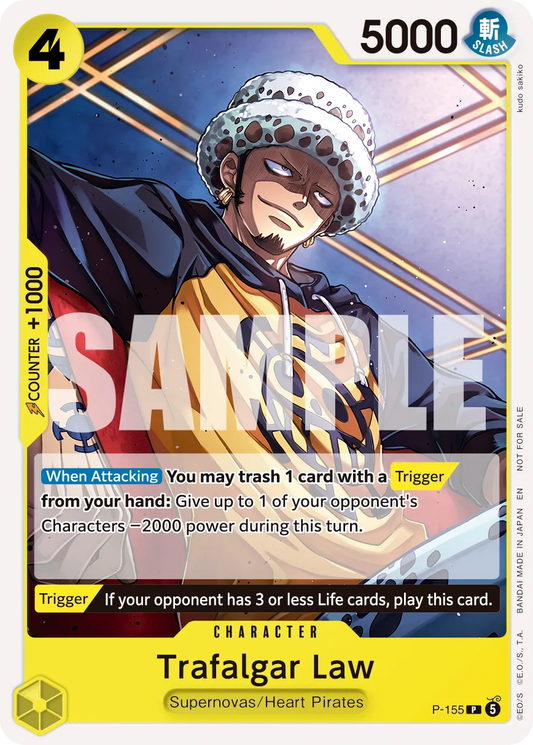 Trafalgar Law P-155 [ Inglese / Giapponese / Francese / Cinese Semplificato ]