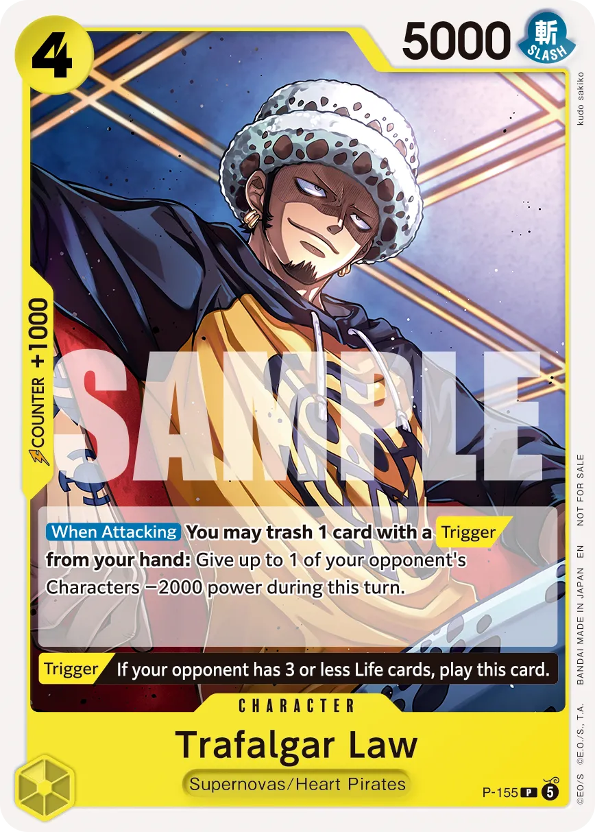 Trafalgar Law P-155 [ Inglese / Giapponese / Francese / Cinese Semplificato ]