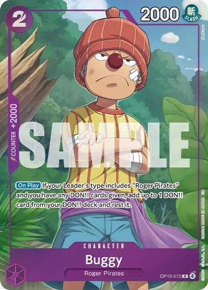 Buggy OP13-072 [ Inglese / Giapponese / Francese / Cinese Semplificato ]