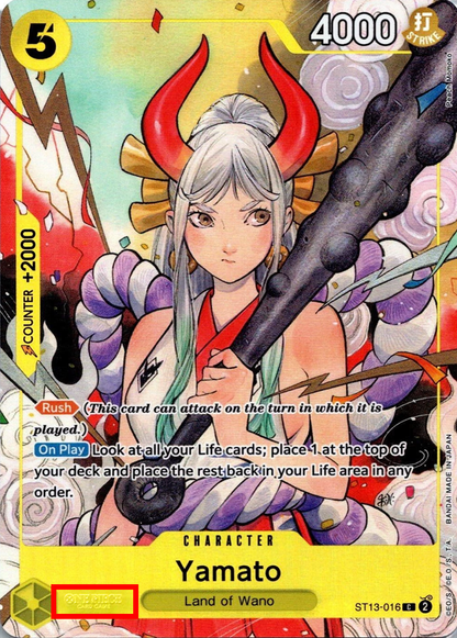 Yamato ST13-016 [ Inglese / Giapponese / Francese / Cinese Semplificato ]
