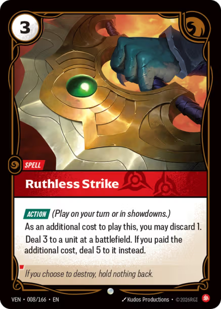 Ruthless Strike (Common) [ Inglese / Cinese Semplificato ]