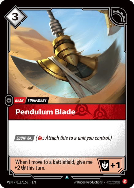 Pendulum Blade (Uncommon) [ Inglese / Cinese Semplificato ]