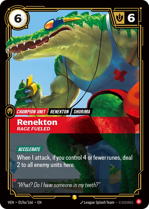 Renekton - Rage Fueled (Alternativeart) [ Inglese / Cinese Semplificato ]