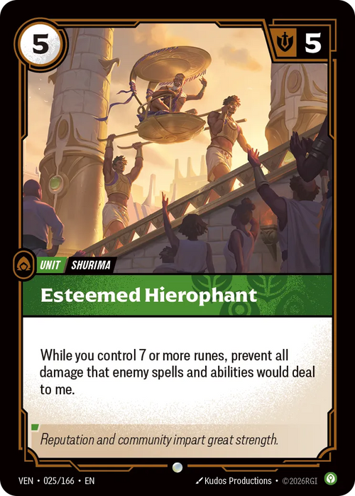 Esteemed Hierophant [ Inglese / Cinese Semplificato ]