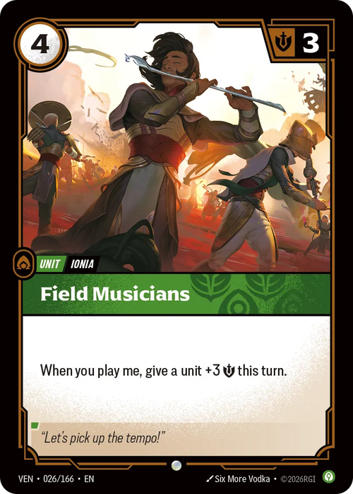 Field Musicians [ Inglese / Cinese Semplificato ]
