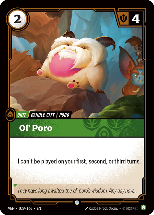 Ol' Poro [ Inglese / Cinese Semplificato ]