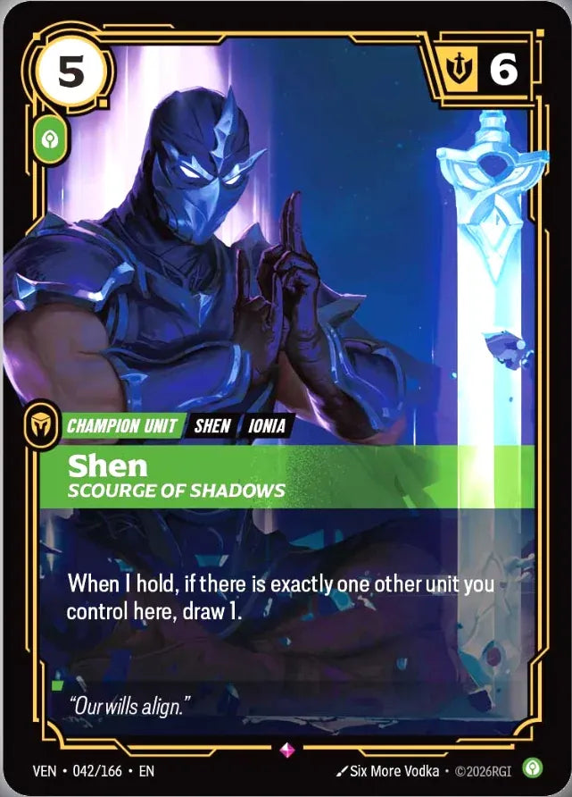 Shen - Scourge of Shadows (Alternativeart) [ Inglese / Cinese Semplificato ]