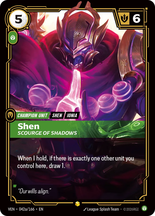 Shen - Scourge of Shadows (Alternativeart) [ Inglese / Cinese Semplificato ]