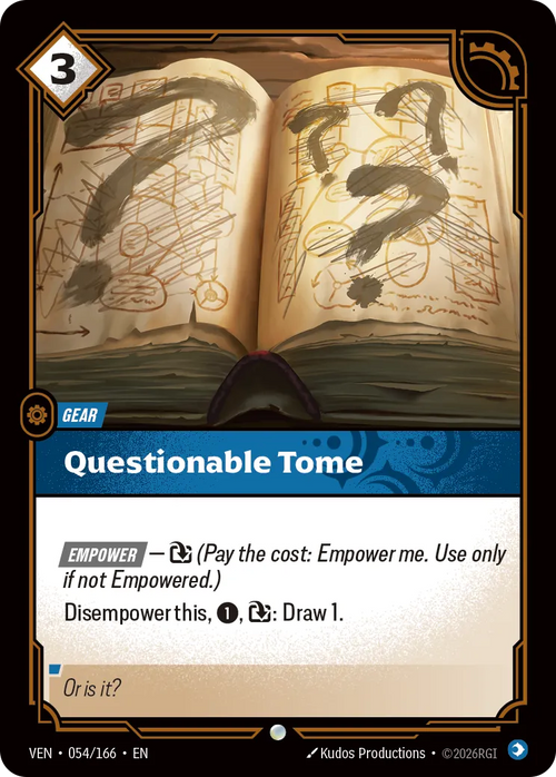 Questionable Tome [ Inglese / Cinese Semplificato ]