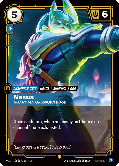 Nasus - Guardian of Knowledge (Alternativeart) [ Inglese / Cinese Semplificato ]