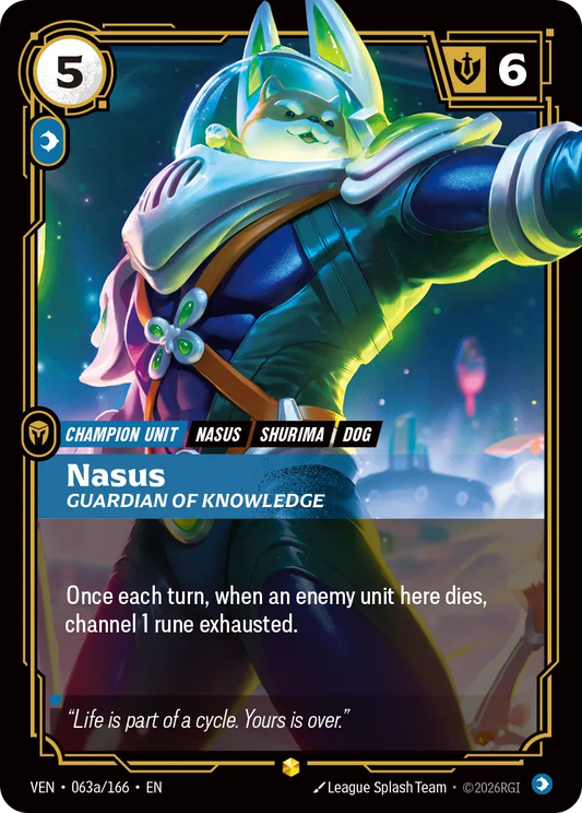 Nasus - Guardian of Knowledge (RARE) [ Inglese / Cinese Semplificato ]