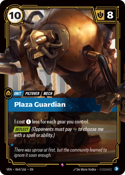 Plaza Guardian (RARE) [ Inglese / Cinese Semplificato ]