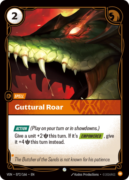 Guttural Roar (Common) [ Inglese / Cinese Semplificato ]