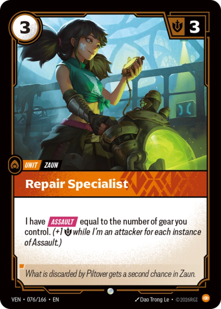 Repair Specialist (Nexusnight Promo) [ Inglese / Cinese Semplificato ]