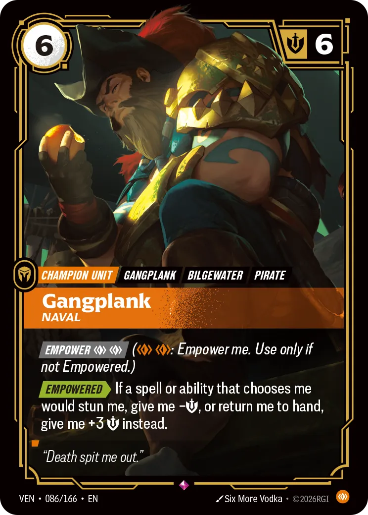 Gangplank - Naval (Showcase) [ Inglese / Cinese Semplificato ]