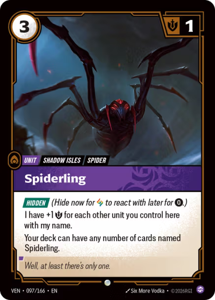 Spiderling (Nexusnight Promo) [ Inglese / Cinese Semplificato ]