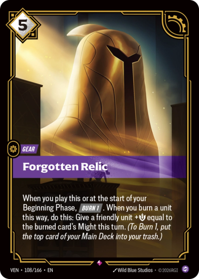 Forgotten Relic (RARE) [ Inglese / Cinese Semplificato ]