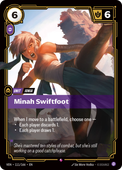 Minah Swiftfoot (RARE) [ Inglese / Cinese Semplificato ]