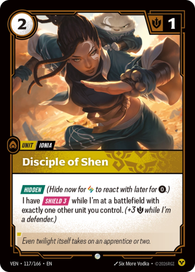 Disciple of Shen (Common) [ Inglese / Cinese Semplificato ]