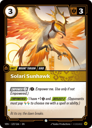 Solari Sunhawk (Common) [ Inglese / Cinese Semplificato ]