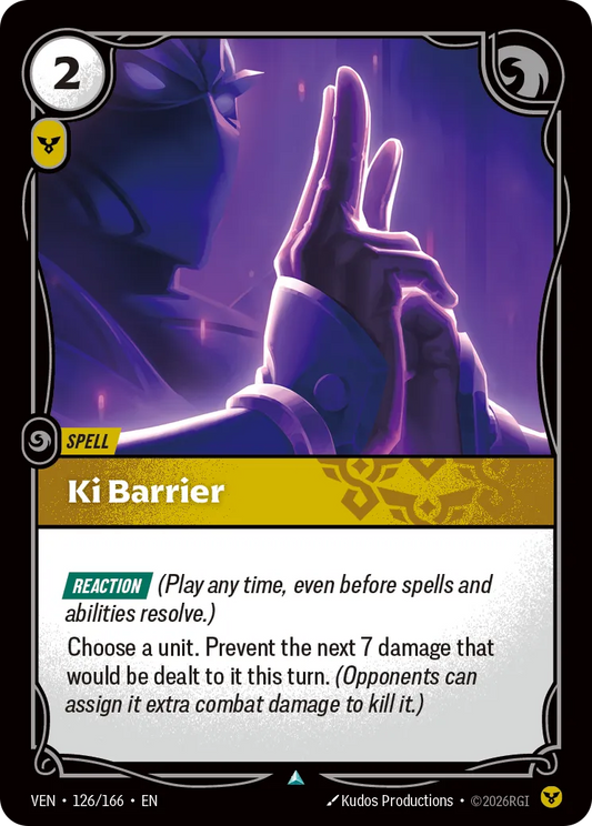 Ki Barrier (Uncommon) [ Inglese / Cinese Semplificato ]