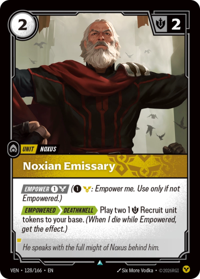 Noxian Emissary (Uncommon) [ Inglese / Cinese Semplificato ]