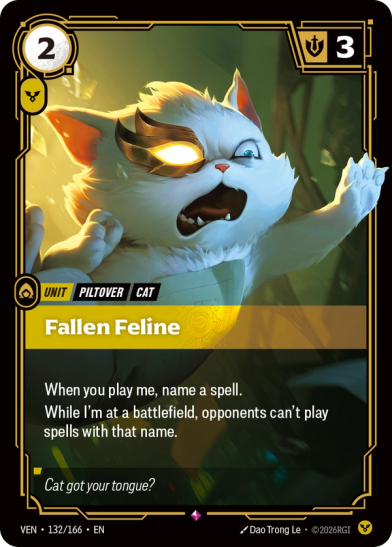 Fallen Feline (Uncommon) [ Inglese / Cinese Semplificato ]
