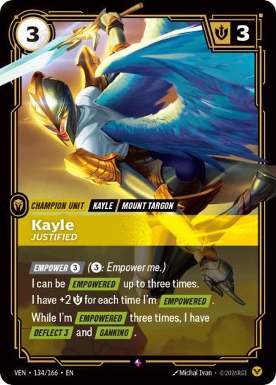 Kayle - Justified (RARE) [ Inglese / Cinese Semplificato ]