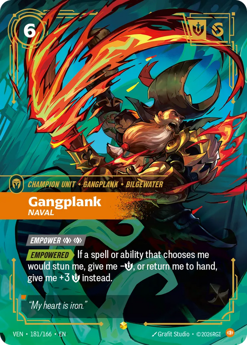 Gangplank - Naval (Showcase) [ Inglese / Cinese Semplificato ]