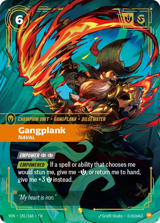 Gangplank - Naval (Showcase) [ Inglese / Cinese Semplificato ]