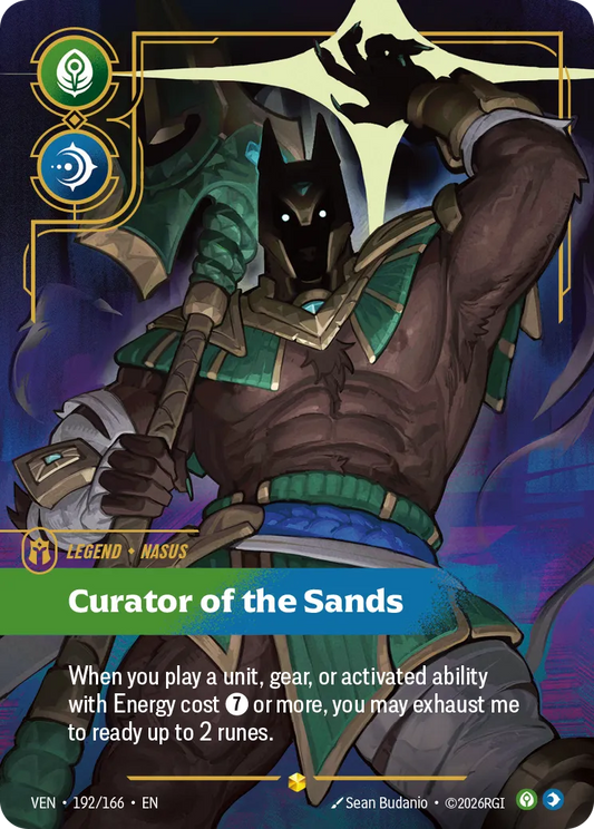 Nasus - Curator of the Sands (RARE) [ Inglese / Cinese Semplificato ]