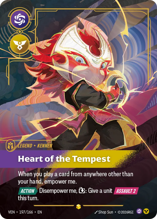 Kennen - Heart of the Tempest (RARE) [ Inglese / Cinese Semplificato ]
