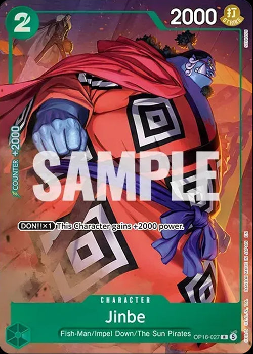 Jinbe OP16-027 [ Inglese / Giapponese / Francese / Cinese Semplificato ]