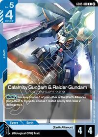 Calamity Gundam & Raider Gundam GD05-011 [ Inglese / Giapponese ]