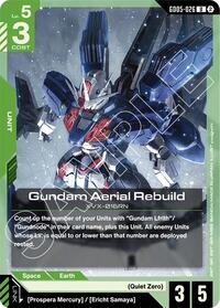 Gundam Aerial Rebuild GD05-026 [ Inglese / Giapponese ]