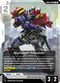 Gundam Maxter GD05-069 [ Inglese / Giapponese ]