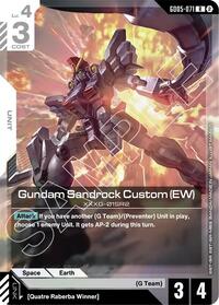 Gundam Sandrock Custom GD05-071 [ Inglese / Giapponese ]