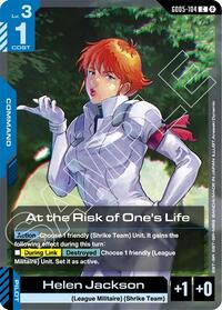 At the Risk of One's Life GD05-104 [ Inglese / Giapponese ]