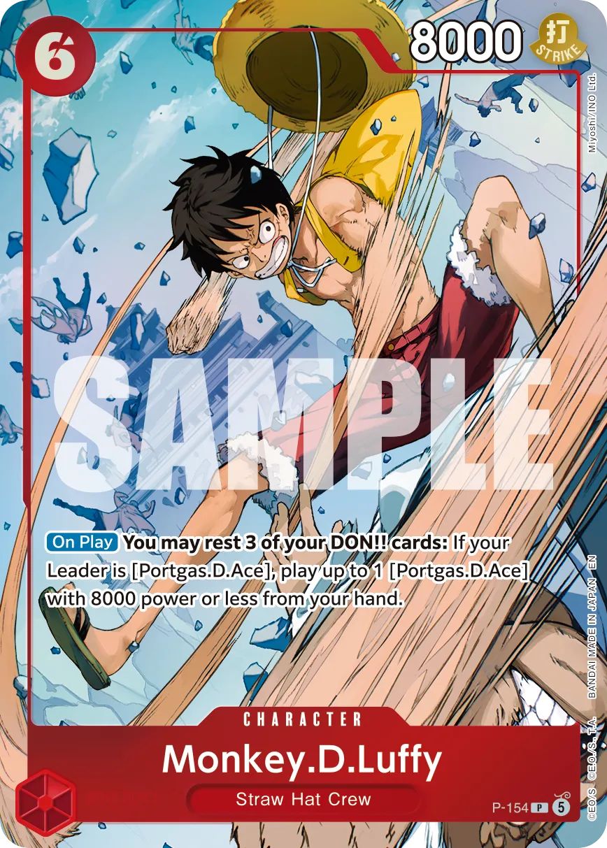 Monkey D Luffy P-154 [ Inglese / Giapponese ]