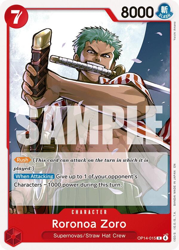 Roronoa Zoro OP14-015 [ Inglese / Giapponese ]