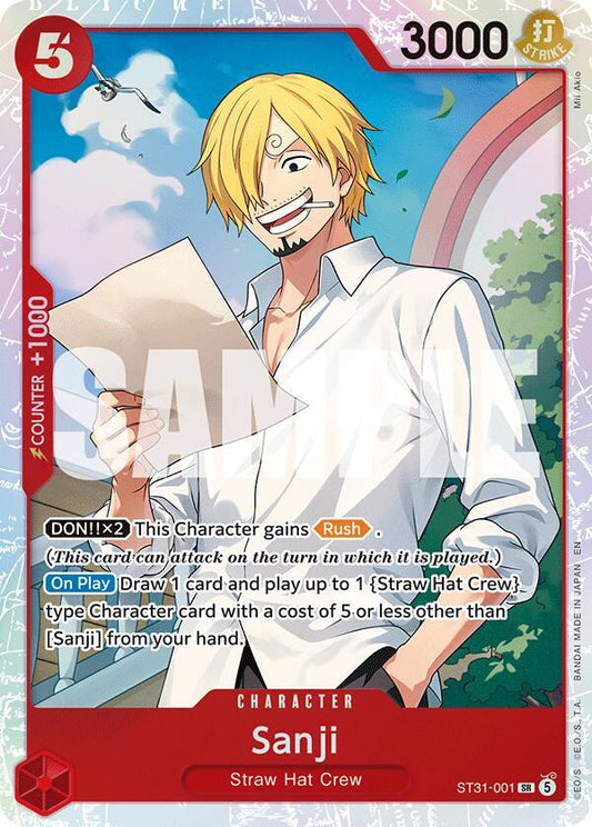 Sanji ST31-001 [ Inglese / Giapponese / Francese / Cinese Semplificato ]