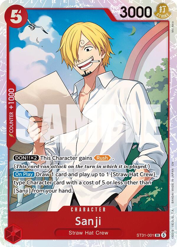 Sanji ST31-001 [ Inglese / Giapponese / Francese / Cinese Semplificato ]