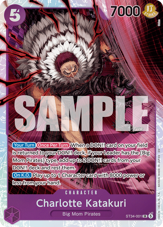 Charlotte Katakuri ST34-001 [ Inglese / Giapponese / Francese / Cinese Semplificato ]