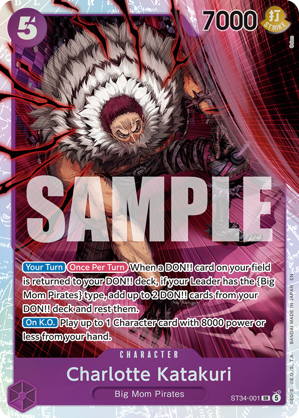 Charlotte Katakuri ST34-001 [ Inglese / Giapponese / Francese / Cinese Semplificato ]
