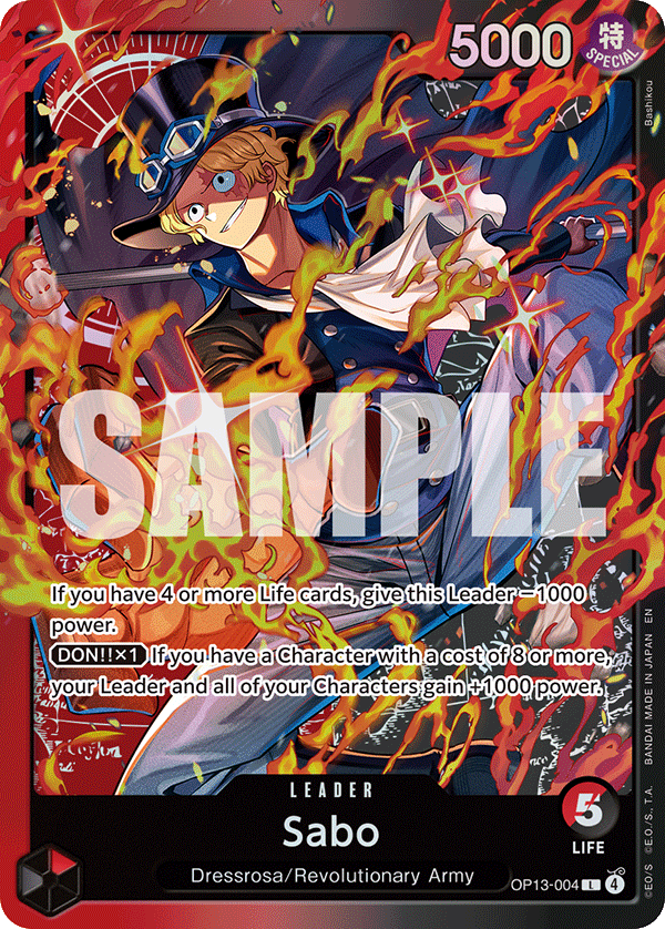 Sabo OP13-004 [ Inglese / Giapponese ]