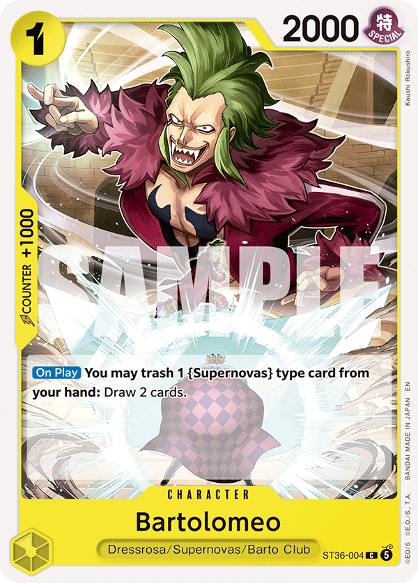 Bartolomeo ST36-004 [ Inglese / Giapponese / Francese / Cinese Semplificato ]