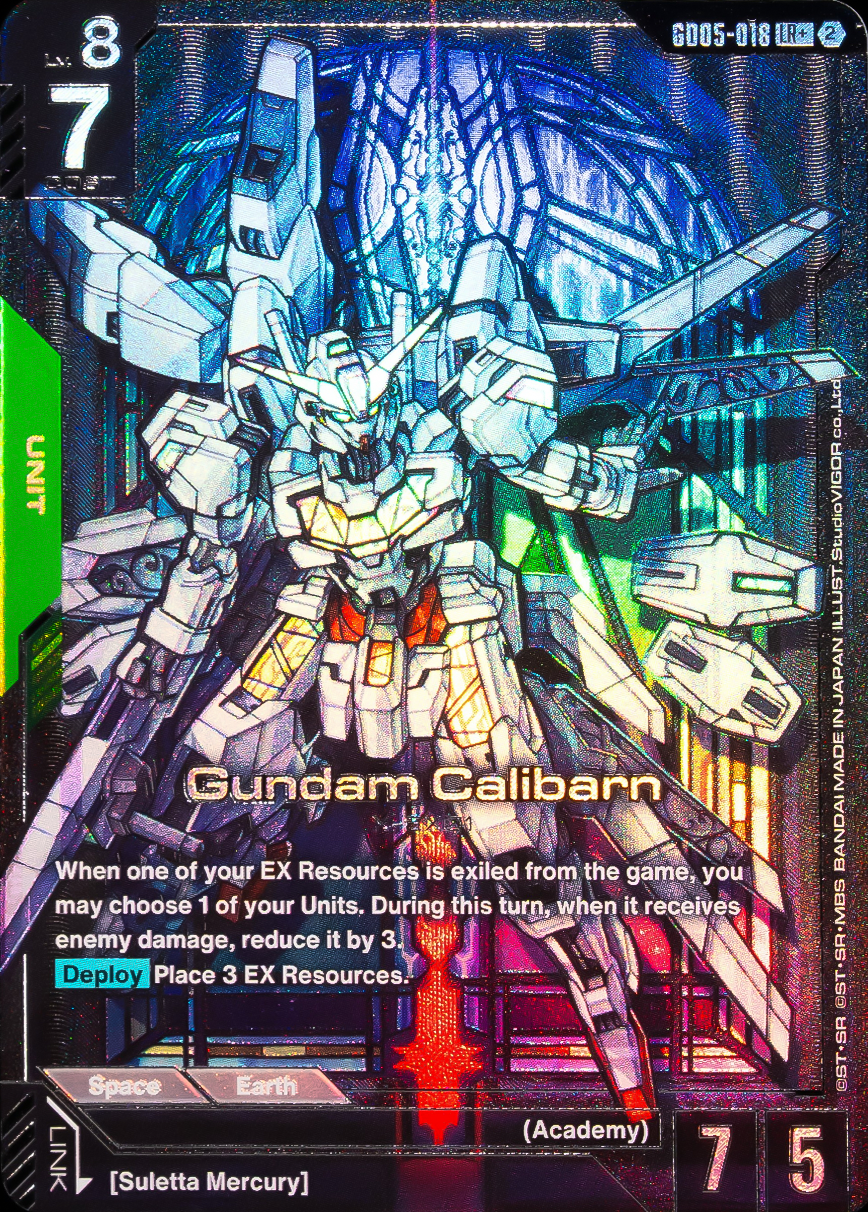 Gundam Calibarn GD05-018 [ Inglese / Giapponese ]